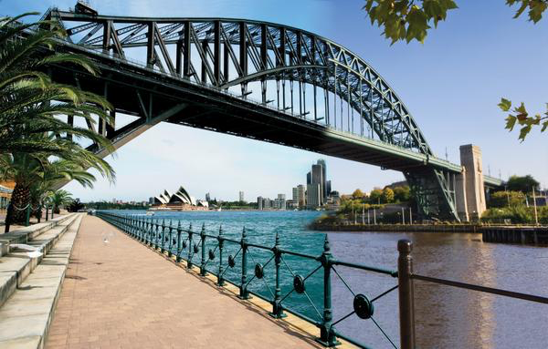 The Sydney Harbour Bridge meets The Tyne Bridge 