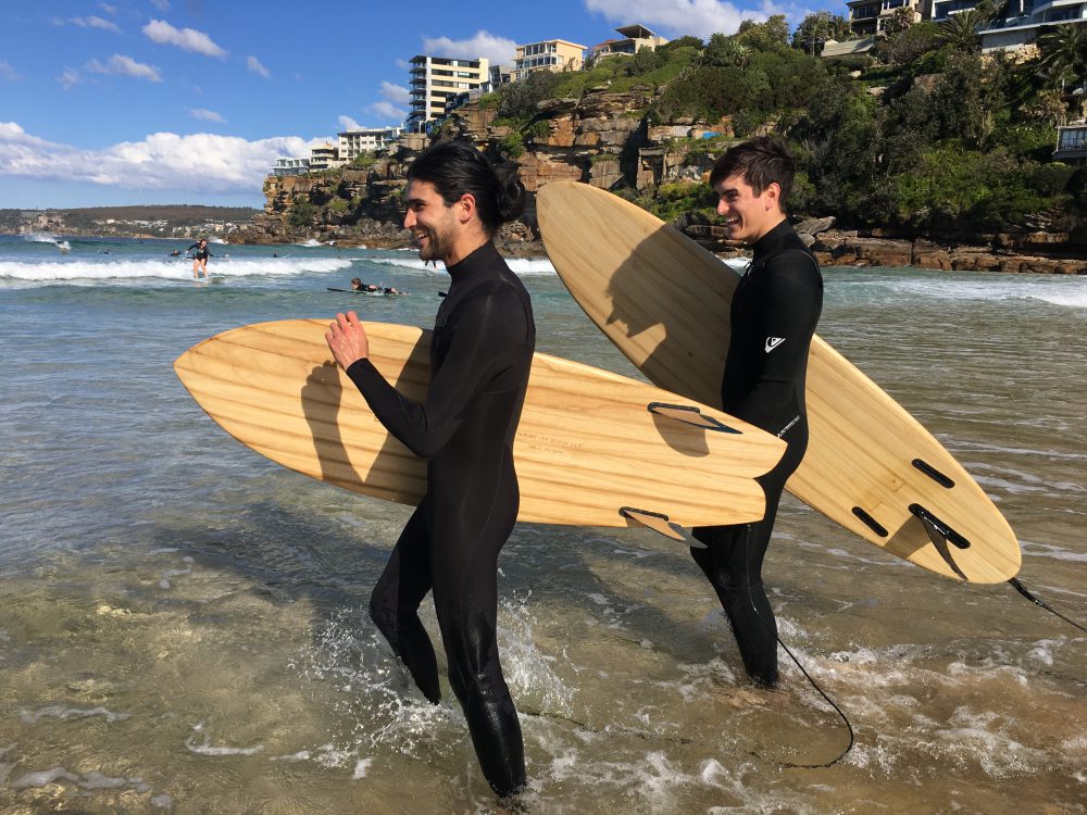 Netzero surfboards ready to hit the waves